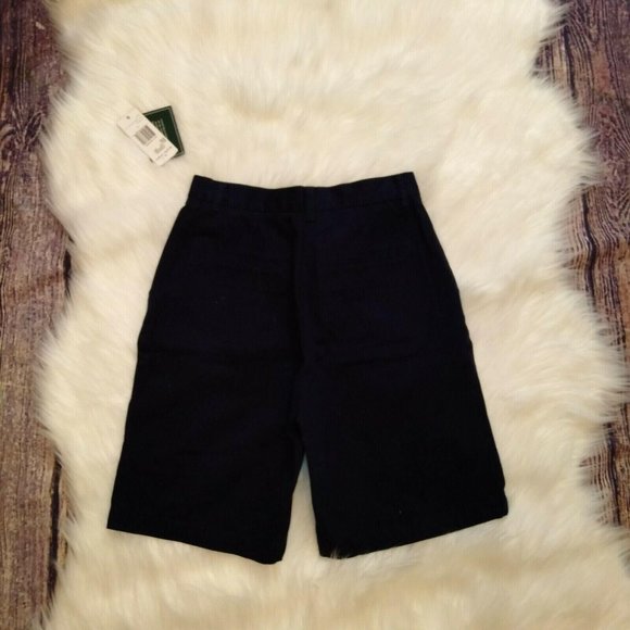 Lauren Ralph Lauren Hyanni Sport Navy Blue Cotton Twill Chino Shorts Womens 6 - Picture 2 of 4
